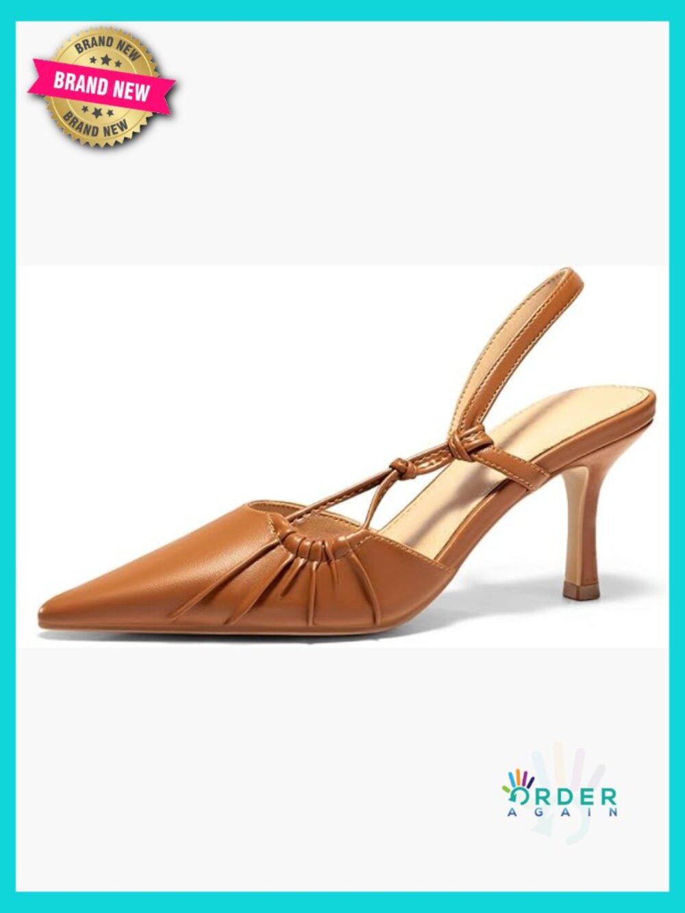 Slingback Kitten Heels Closed Pointed Toe Pumps D'Orsay Wedding Party Dress